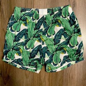 Nice Laundry 4" Lounge Short Palm Tropical USED